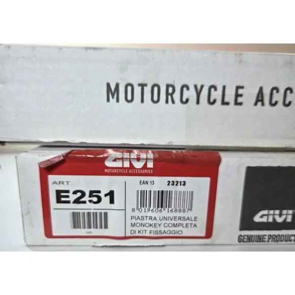 Givi Motorcycle Accessories E251 Monokey‎ Plate Universal Kit - Picture 3 of 5